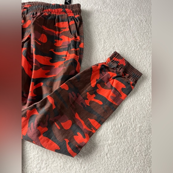 Roma Studio Camouflage Orange/Brown/Burgundy Junior Pants Size 2X. - Picture 6 of 8